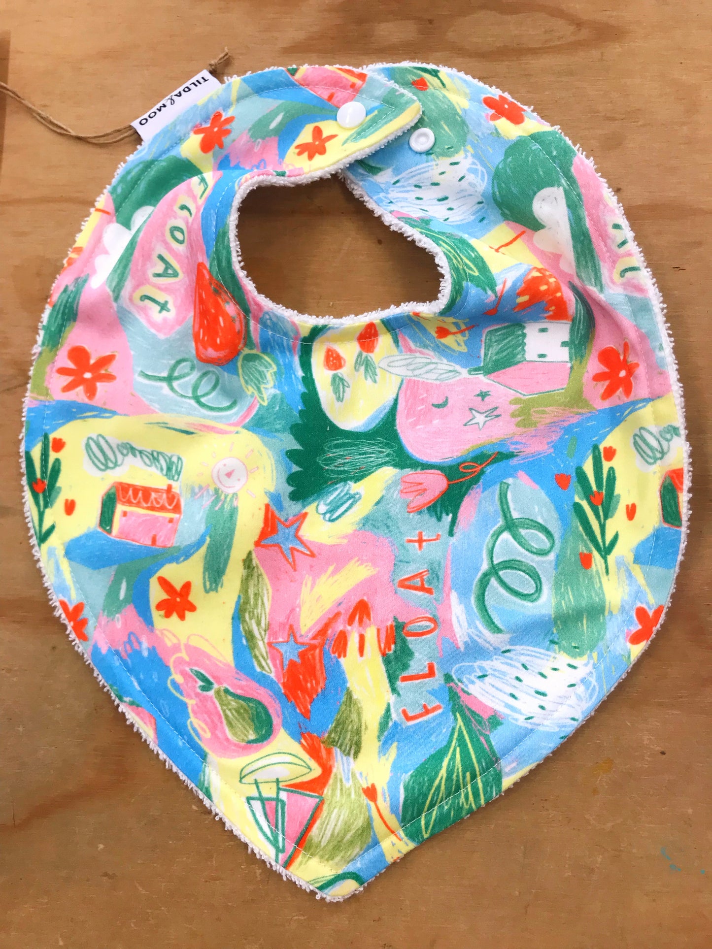 Tilda & Moo X Butter Dream - 'Float' Bib